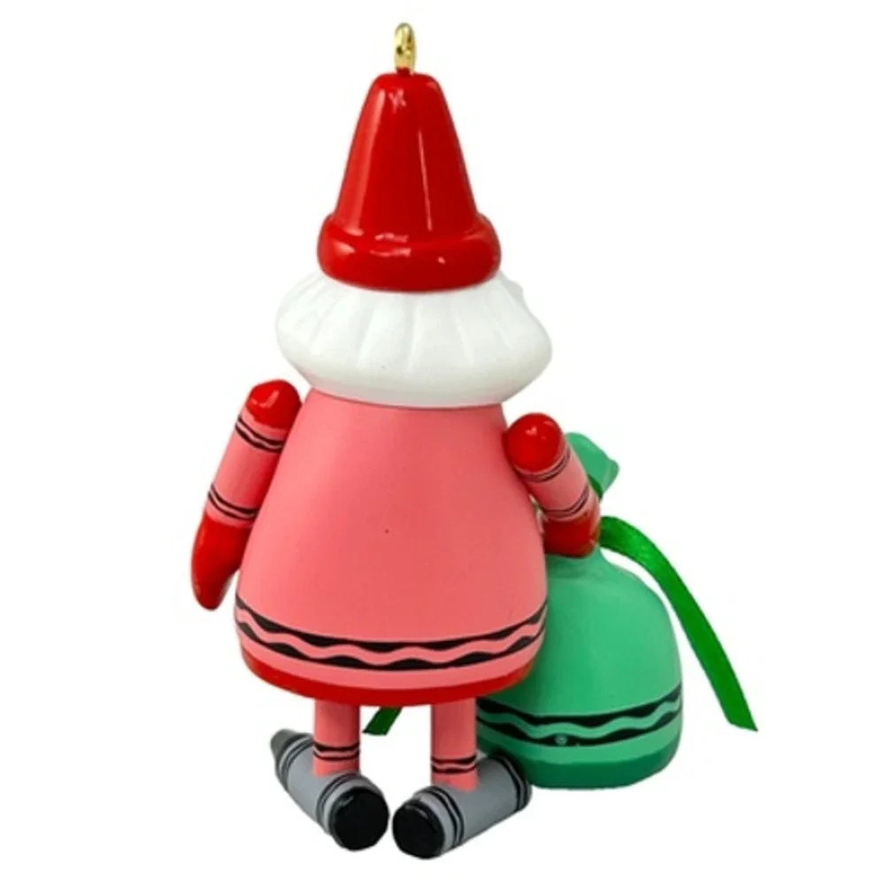 Hallmark COLORFUL SANTA Crayola Crayon 2009 Keepsake‎ Ornament Special Ed Signed